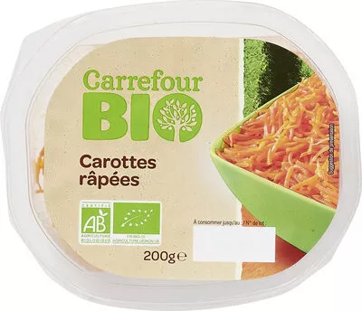 Carottes râpées bio