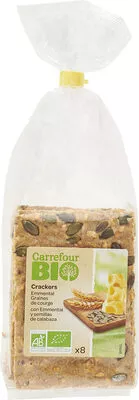 CarrefourBIO CrackersEmmentalGrainesdecourgeBIO