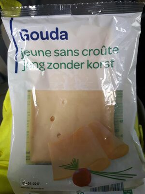 Image descriptive de Gouda jeune sans croûte