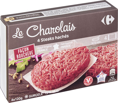 Image descriptive de LeCharolais4steakshachésFaonBouchère