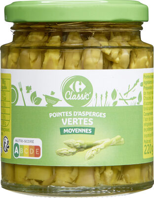 Carrefour Pointes d'asperges vertes - moyennes