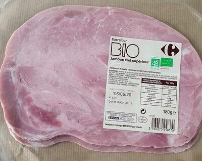 Carrefour Bio,Carrefour Jambon cuit supérieur