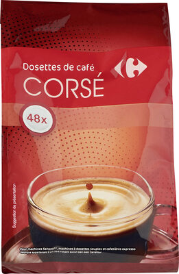 Image descriptive de Dosettesdecafécorsé