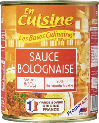 EnCuisineCarrefour SauceBolognaise