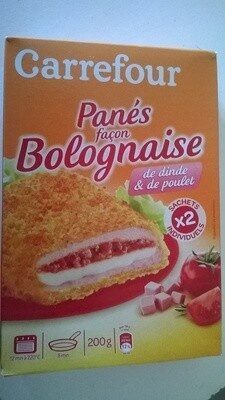 Image descriptive de Panésfaonbolognaisededindeetdepoulet