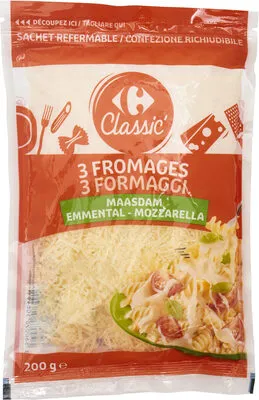3 FROMAGES Maasdam - Emmental - Mozzarella