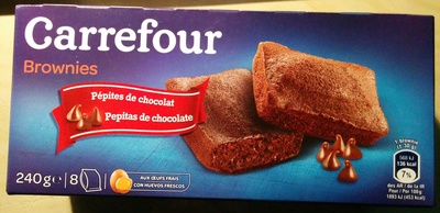 Carrefour Brownie pocket pépites de chocolat