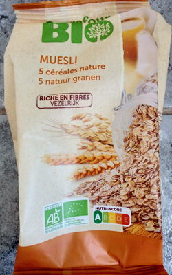 Muesli 5 céréales nature