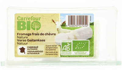 Fromage frais de chèvre nature bio