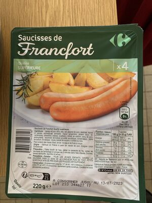 saucisses de francfort