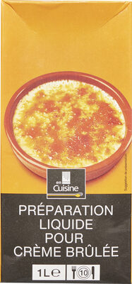 Carrefour Préparation liquide pour crème brûlée