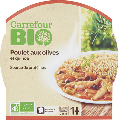 Image descriptive de PouletsauceauxolivesetquinoaBio