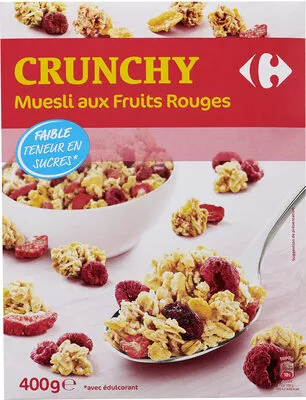 Carrefour CRUNCHY Muesli aux Fruits Rouges