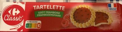 Carrefour Classic',Carrefour Tartelette goût framboise