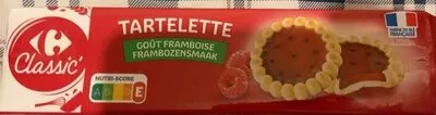 Carrefour Classic',Carrefour Tartelette goût framboise