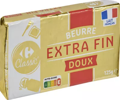 Beurre doux extra fin