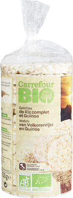 CarrefourBioCarrefour GalettesDeRizCompletetquinoa100g