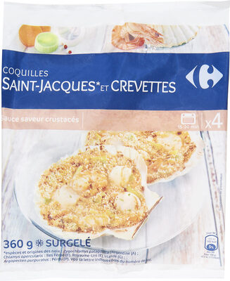 Image descriptive de CoquillesSaintJacquesetCrevettes