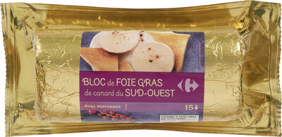 Carrefour Bloc de foie gras de canard du SUD-OUEST