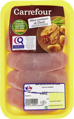 Carrefour Mini escalopes de dinde