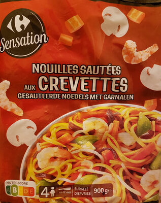 Image descriptive de NouillesSautéesauxCrevettes