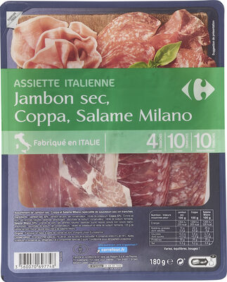 Carrefour Assiette Italienne