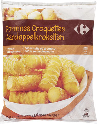 Image descriptive de Pommes Croquettes Préfrites Dorées