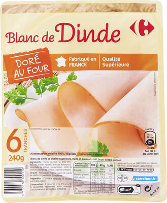 Image descriptive de Blancdedindedoréaufour