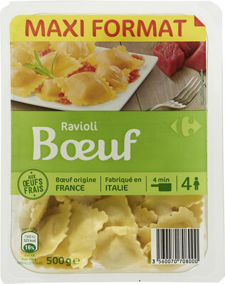 Image descriptive de Ravioli Boeuf