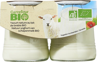 Yaourt nature au lait de brebis