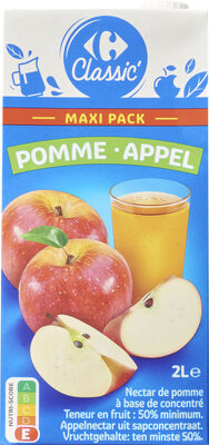 Image descriptive de NECTARàbasedeconcentréPOMME