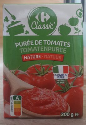 Image descriptive de Purée de tomates nature