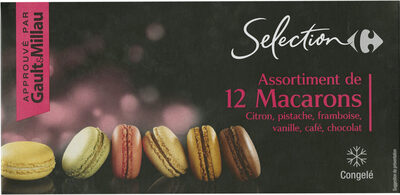 Image descriptive de Assortimentde12Macarons