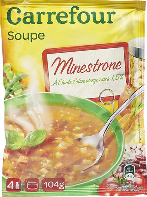 Image descriptive de SoupeMinestroneavecunfiletdhuiledolive