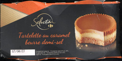 Image descriptive de Tarteletteaucaramelbeurredemisel