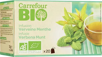 Infusion Verveine Menthe Bio Carrefour