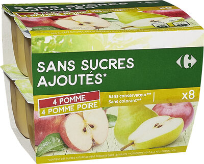 Compote Pomme Poire Sans Sucres Ajoutés