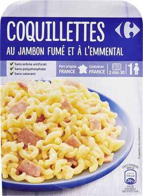 Image descriptive de Coquillettesaujambonfuméetàlemmental