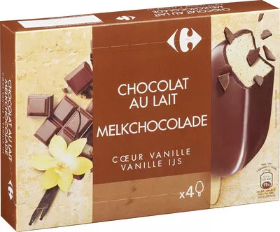 Chocolat au lait, cœur vanille