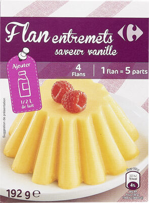 Image descriptive de Préparationflan