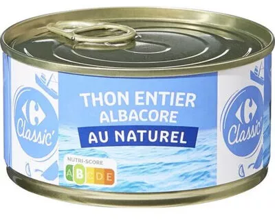 CarrefourClassicCarrefour ThonentierAlbacoreaunaturel