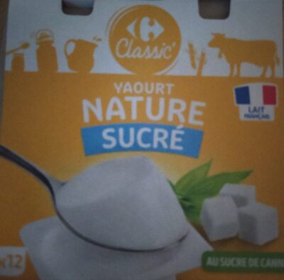 Yaourt nature sucré