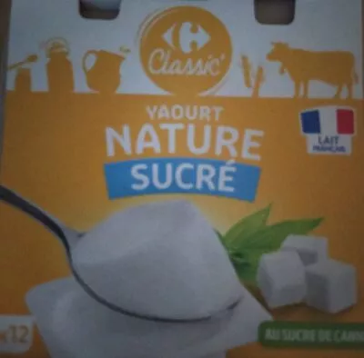 Carrefour Yaourt nature sucré