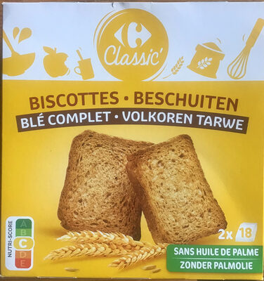 Image descriptive de BiscottesBlécomplet