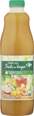 100% pur jus de fruits du verger