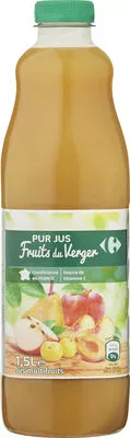 Carrefour 100% pur jus de fruits du verger