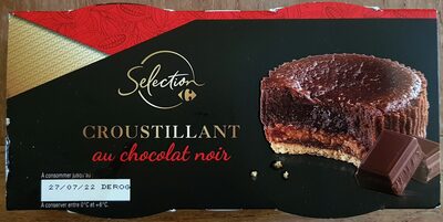 Image descriptive de Croustillantauchocolatnoir