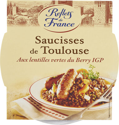 Image descriptive de SaucissesdeToulouseAuxlentillesvertesduBerryIGP