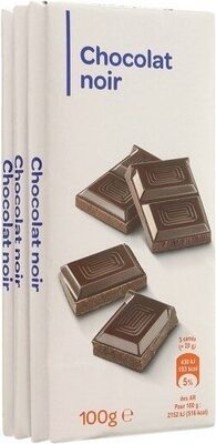 Carrefour Tablette de Chocolat Noir