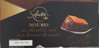 Image descriptive de Mousseauchocolatnoirpurbeurredecacao